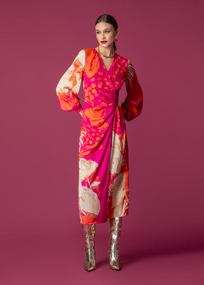 ROSE WRAP DRESS