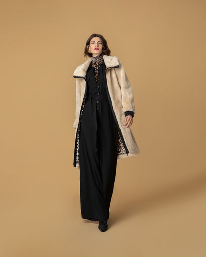  SHUBA LONG ECO FUR COAT - Vesta Donna 