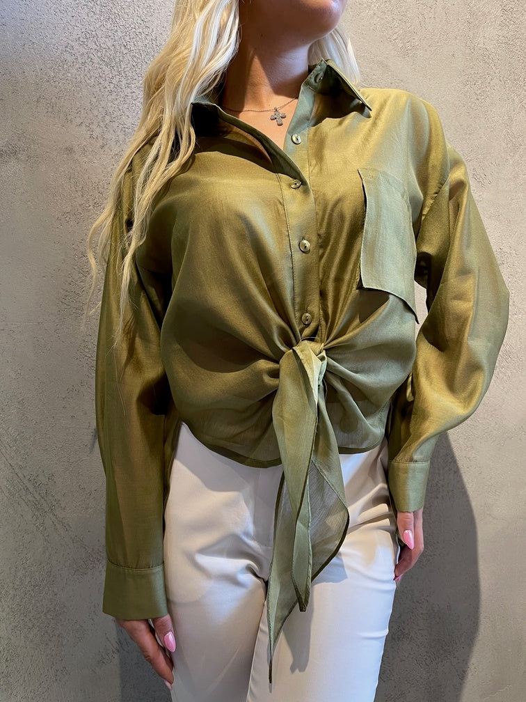 Innocent DOROTHY SHIRT KHAKI - Vesta Donna 