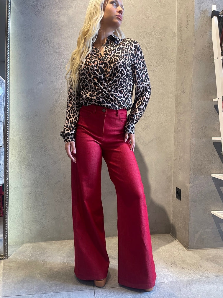 Innocent DIEL PANTS RED - Vesta Donna 