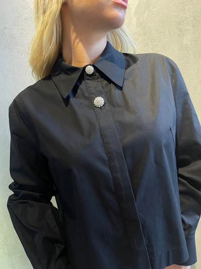 Moutaki ERMINA SHIRT BLACK - Vesta Donna 