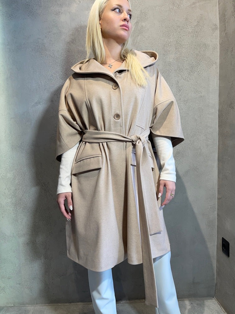  HAZEL COAT BEIGE - Vesta Donna 