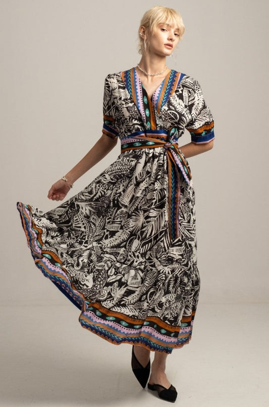 Peace & Chaos FLORA LONG DRESS - Vesta Donna 