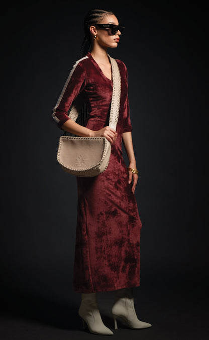 CRIMSON LONG DRESS