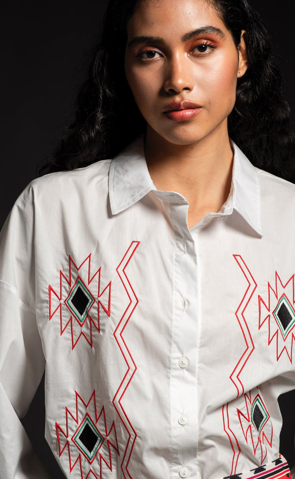 Peace & Chaos CREST SHIRT - Vesta Donna 