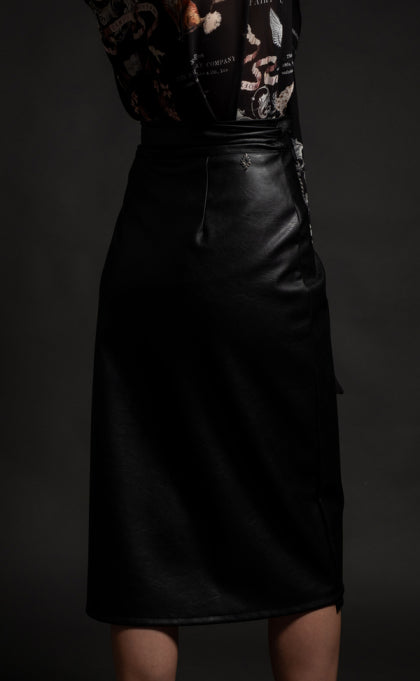  SUBCULTURE BLACK SKIRT - Vesta Donna 