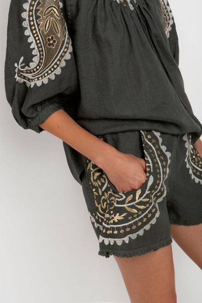 Greek Archaic Kori MINOAN SHORTS - Vesta Donna 