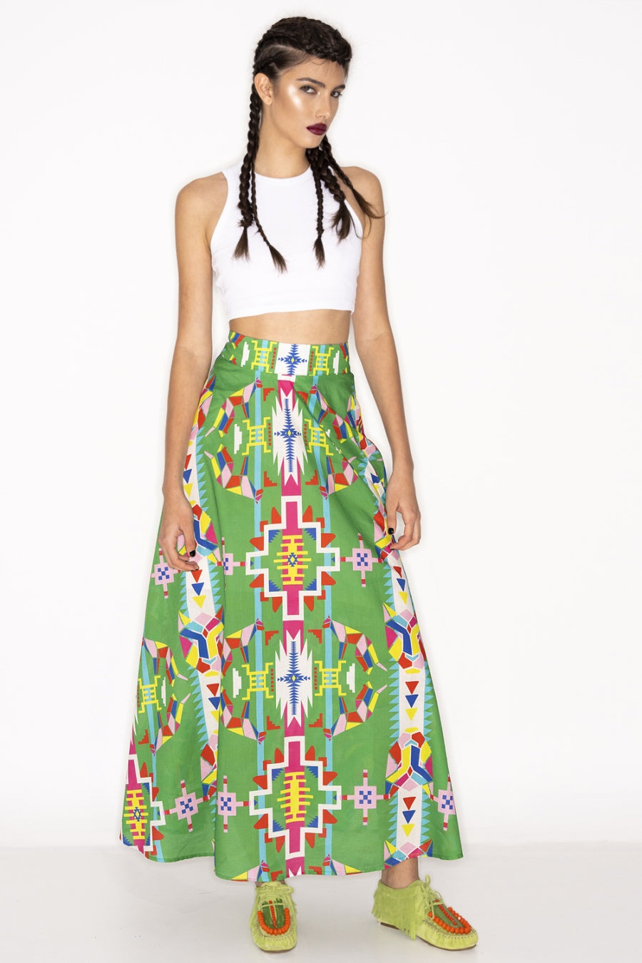 Peace & Chaos TOZI LONG SKIRT - Vesta Donna 