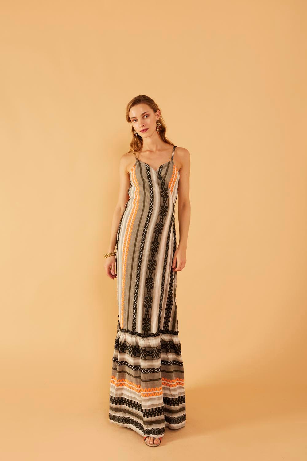 Nema MARGARET MAXI DRESS - Vesta Donna 